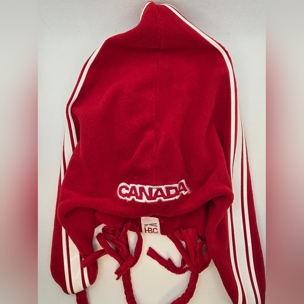 HBC Red Fleece Canada Winter Hat